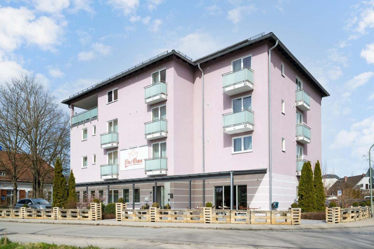 Hotel Drei Rosen Moosburg an der Isar Экстерьер фото